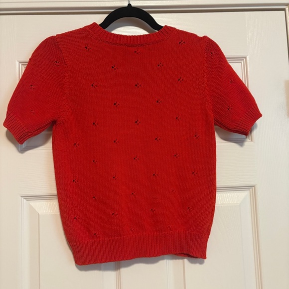 Sezane Kyle Cardigan XS Red - Picture 3 of 6